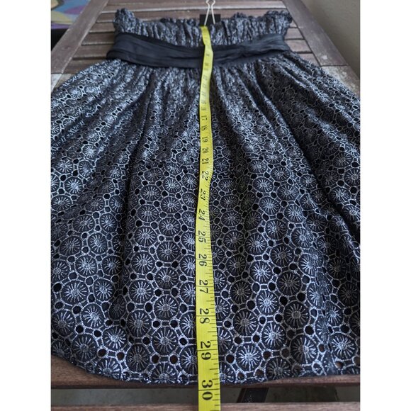 💜✨Vintage Betsey Johnson Black and Silver Lace Dress - Picture 13 of 15